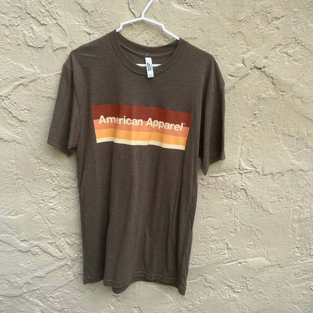 American apparel logo shirt size medium
